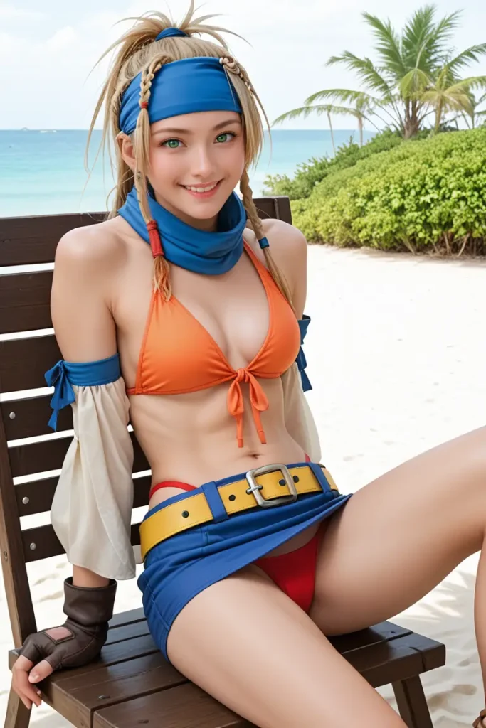ファイナルファンタジーのリュックのグラビアエロ画像2枚目