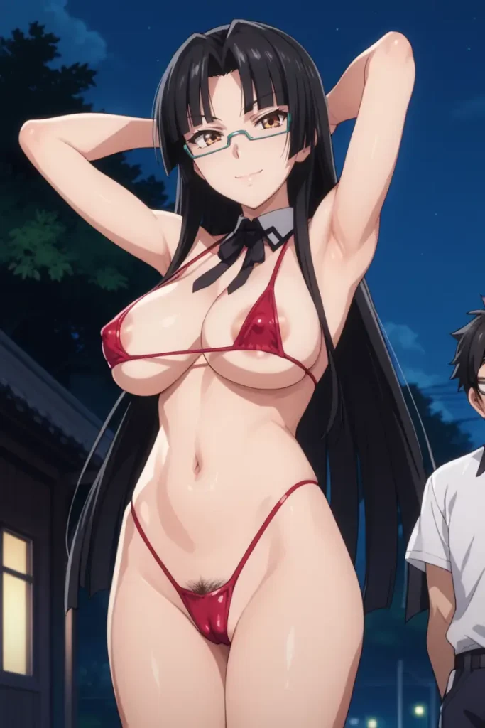 ハイスクールD×Dの真羅椿姫がエッチなコスチュームを着るエロ画像8枚目