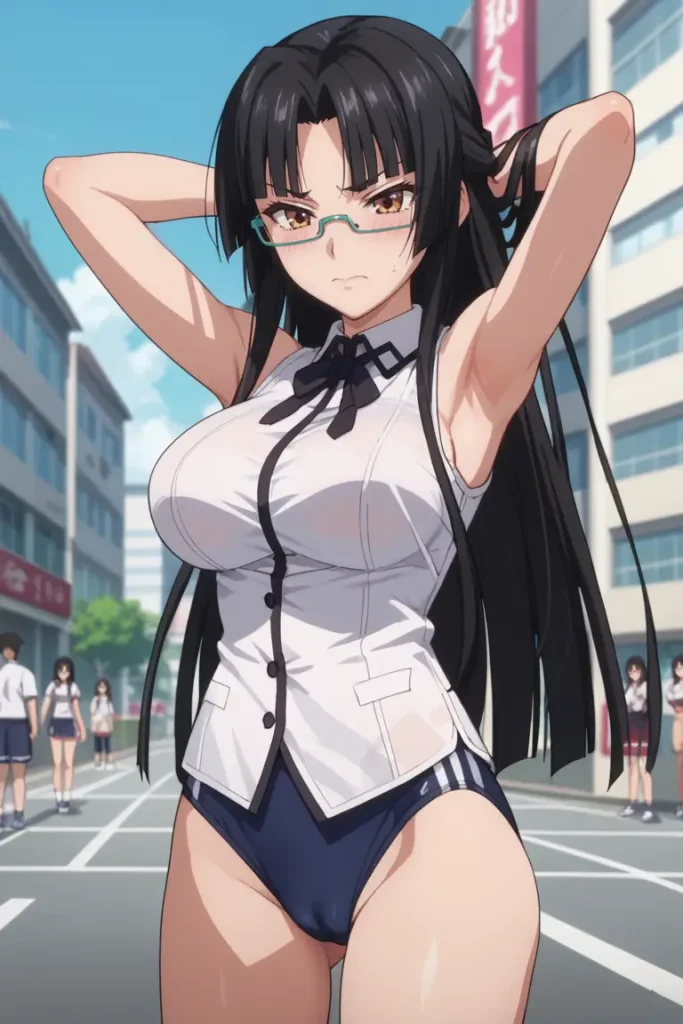 ハイスクールD×Dの真羅椿姫がエッチなコスチュームを着るエロ画像102枚目