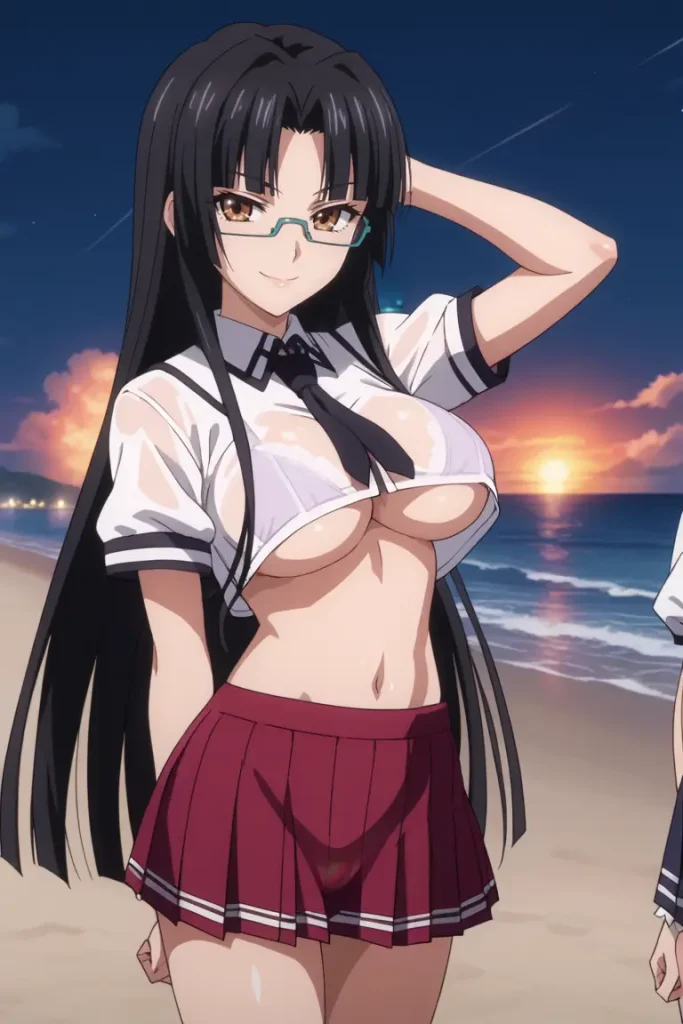 ハイスクールD×Dの真羅椿姫がエッチなコスチュームを着るエロ画像113枚目