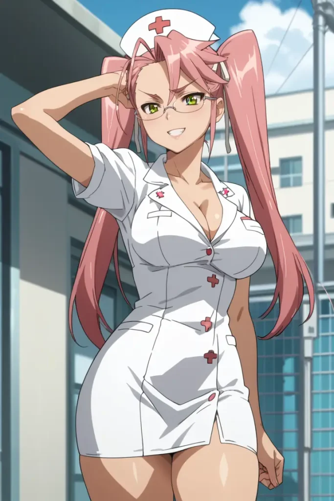 学園黙示録 HIGHSCHOOL OF THE DEADの高城沙耶がエッチなコスを着るエロ画像113枚目