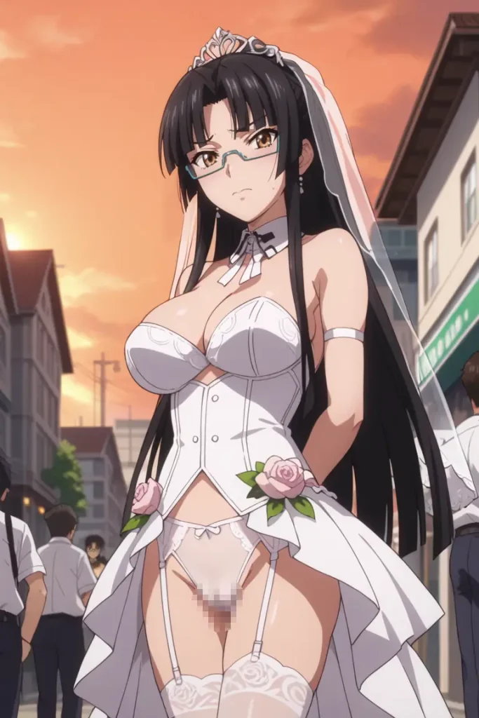 ハイスクールD×Dの真羅椿姫がエッチなコスチュームを着るエロ画像114枚目
