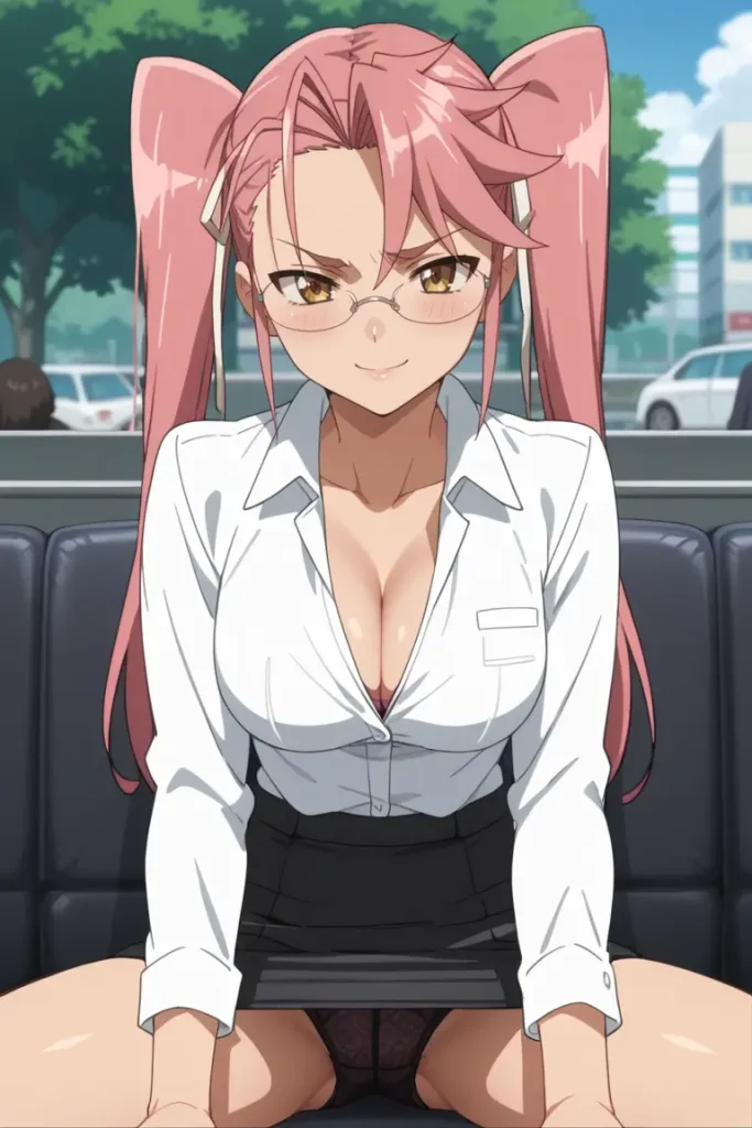 学園黙示録 HIGHSCHOOL OF THE DEADの高城沙耶がエッチなコスを着るエロ画像116枚目