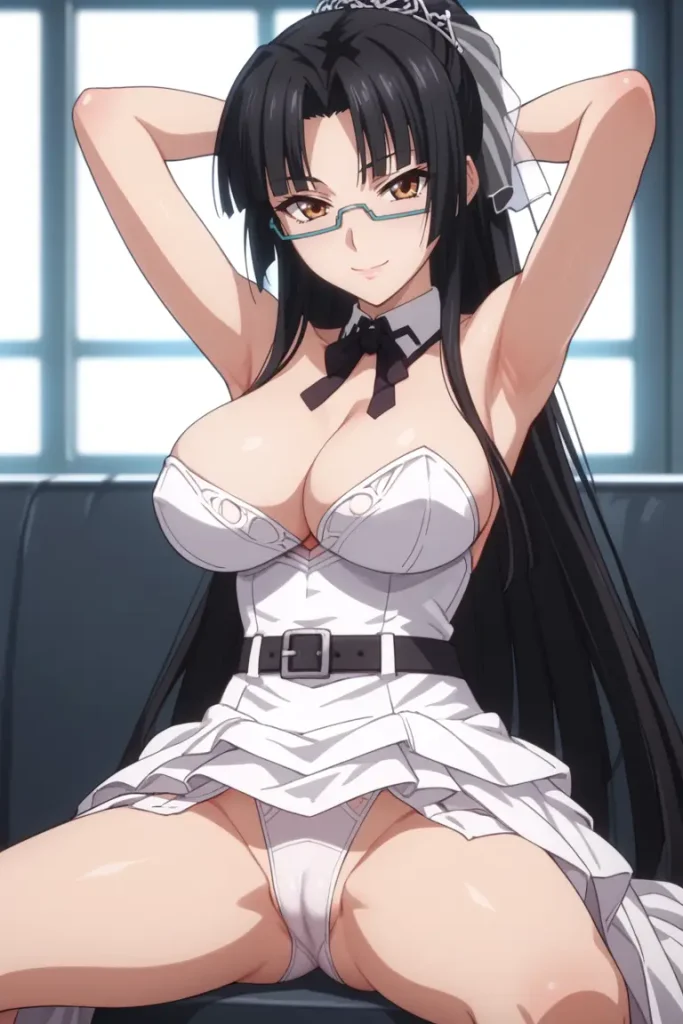 ハイスクールD×Dの真羅椿姫がエッチなコスチュームを着るエロ画像117枚目