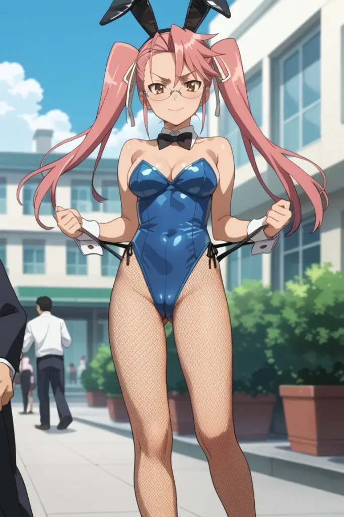 学園黙示録 HIGHSCHOOL OF THE DEADの高城沙耶がエッチなコスを着るエロ画像118枚目