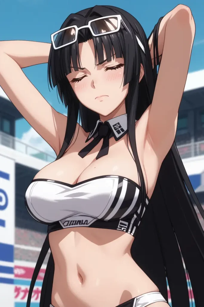 ハイスクールD×Dの真羅椿姫がエッチなコスチュームを着るエロ画像122枚目