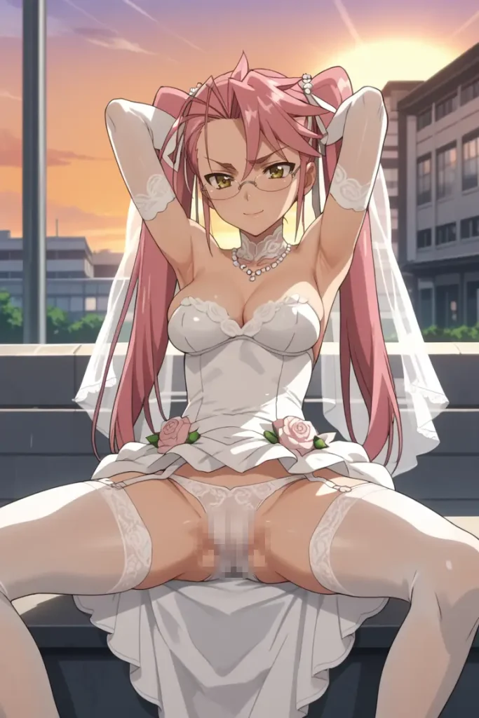 学園黙示録 HIGHSCHOOL OF THE DEADの高城沙耶がエッチなコスを着るエロ画像127枚目