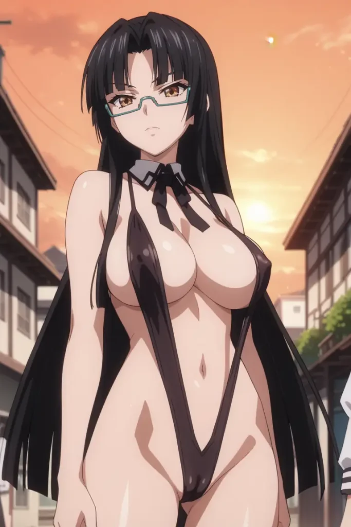 ハイスクールD×Dの真羅椿姫がエッチなコスチュームを着るエロ画像141枚目