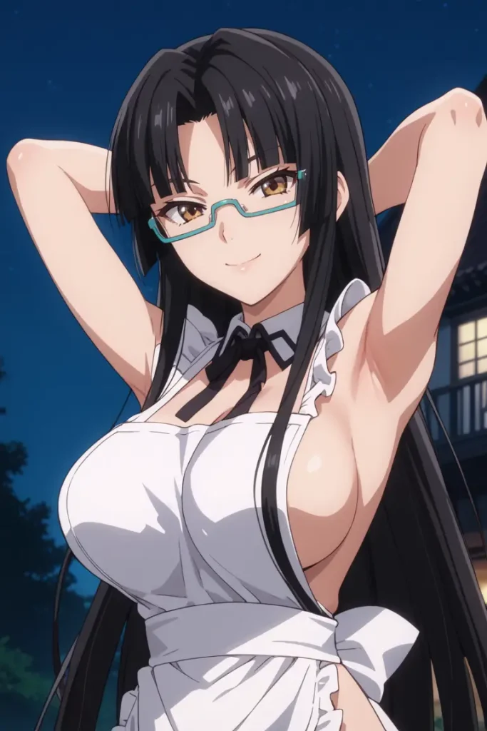 ハイスクールD×Dの真羅椿姫がエッチなコスチュームを着るエロ画像143枚目