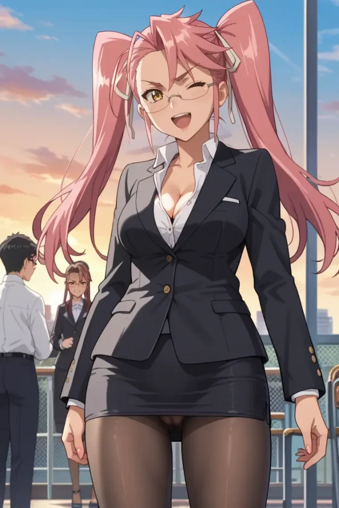 学園黙示録 HIGHSCHOOL OF THE DEADの高城沙耶がエッチなコスを着るエロ画像148枚目