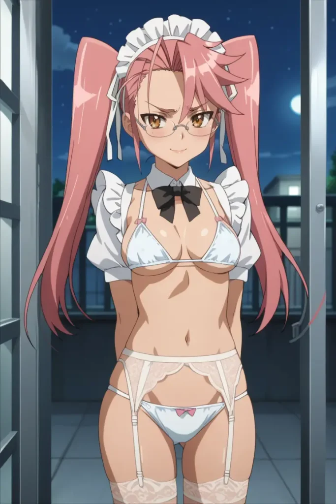 学園黙示録 HIGHSCHOOL OF THE DEADの高城沙耶がエッチなコスを着るエロ画像149枚目