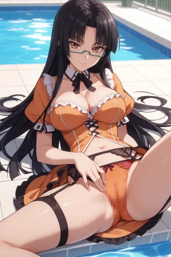 ハイスクールD×Dの真羅椿姫がエッチなコスチュームを着るエロ画像153枚目