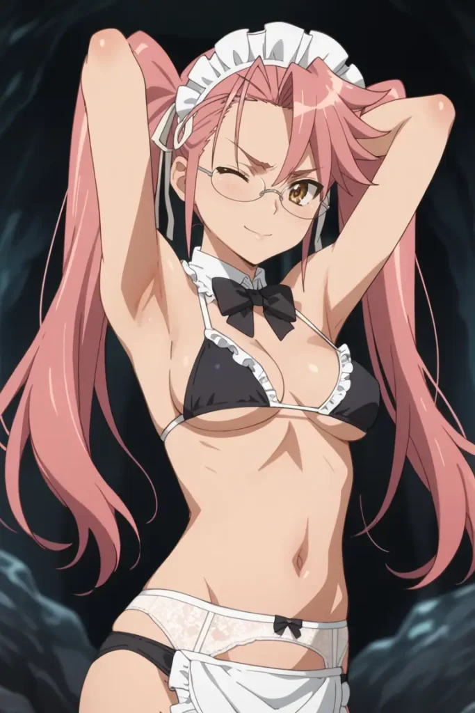 学園黙示録 HIGHSCHOOL OF THE DEADの高城沙耶がエッチなコスを着るエロ画像15枚目