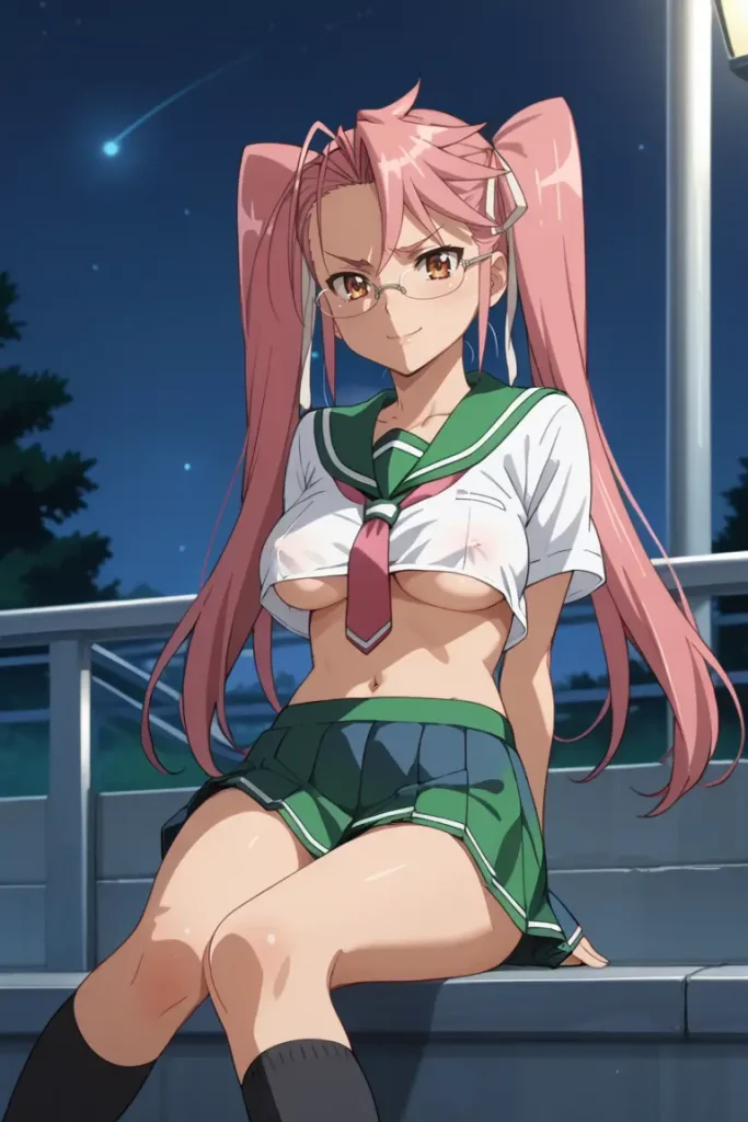 学園黙示録 HIGHSCHOOL OF THE DEADの高城沙耶がエッチなコスを着るエロ画像163枚目