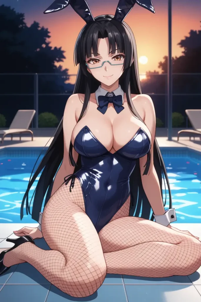 ハイスクールD×Dの真羅椿姫がエッチなコスチュームを着るエロ画像16枚目