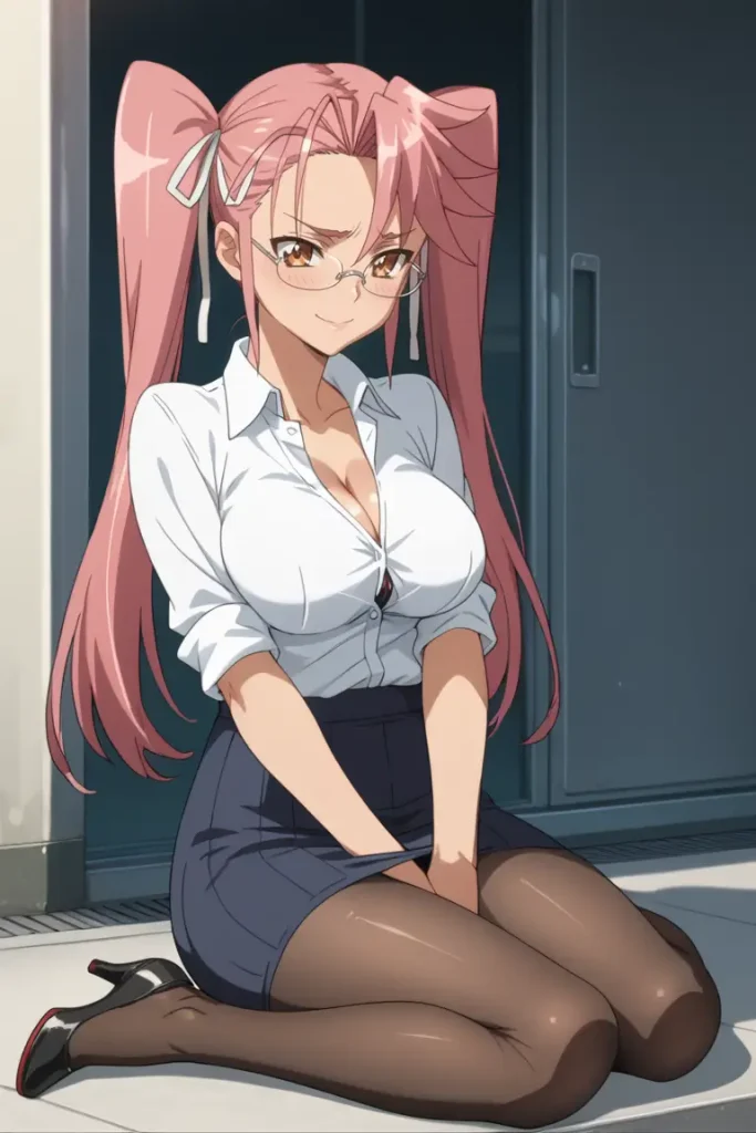 学園黙示録 HIGHSCHOOL OF THE DEADの高城沙耶がエッチなコスを着るエロ画像174枚目