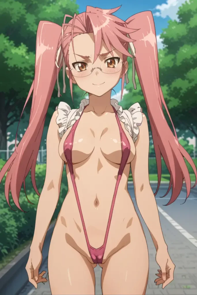 学園黙示録 HIGHSCHOOL OF THE DEADの高城沙耶がエッチなコスを着るエロ画像178枚目