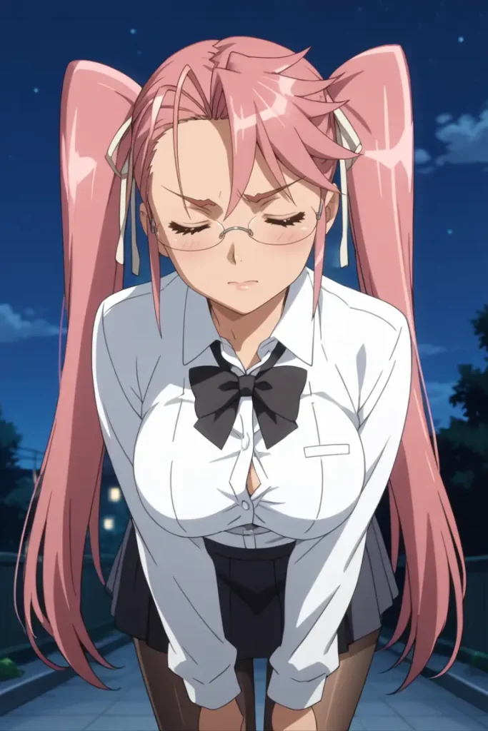 学園黙示録 HIGHSCHOOL OF THE DEADの高城沙耶がエッチなコスを着るエロ画像179枚目