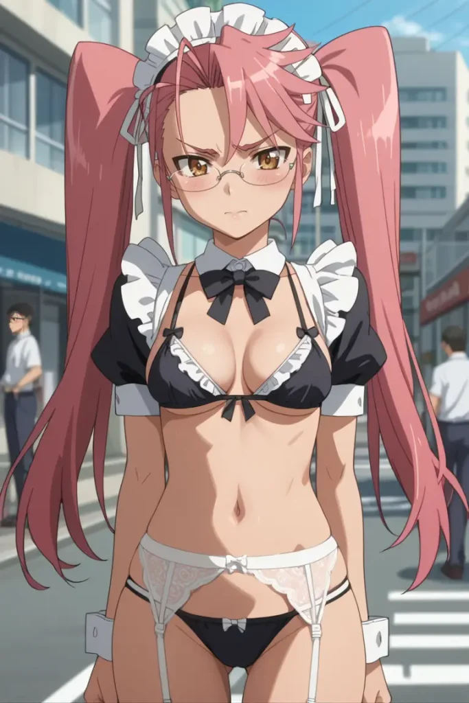 学園黙示録 HIGHSCHOOL OF THE DEADの高城沙耶がエッチなコスを着るエロ画像216枚目