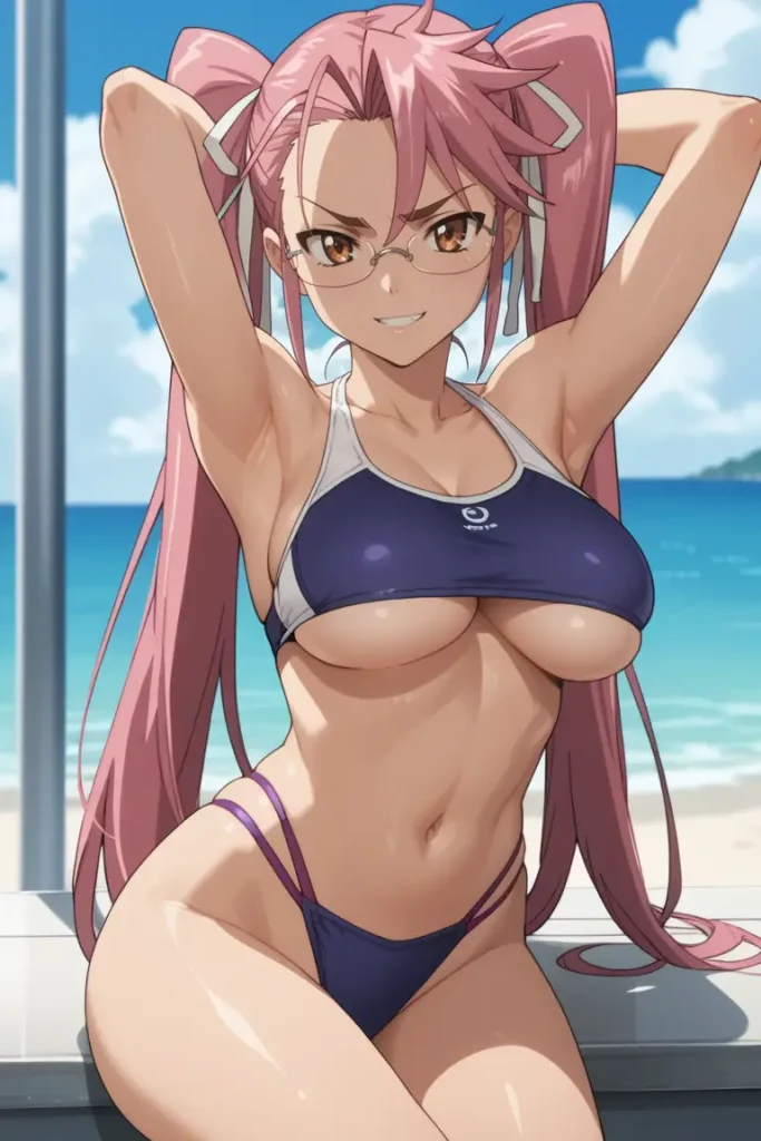 学園黙示録 HIGHSCHOOL OF THE DEADの高城沙耶がエッチなコスを着るエロ画像219枚目