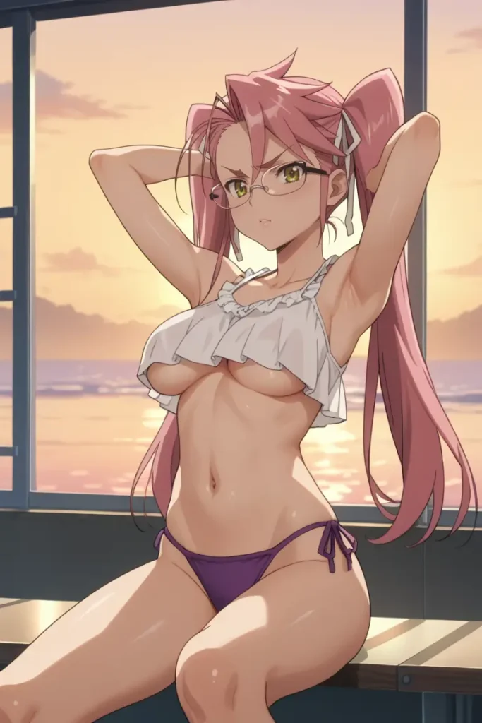 学園黙示録 HIGHSCHOOL OF THE DEADの高城沙耶がエッチなコスを着るエロ画像225枚目