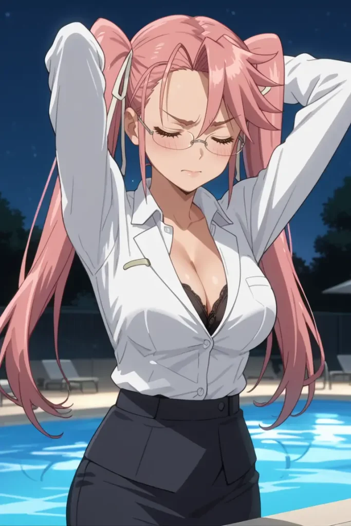 学園黙示録 HIGHSCHOOL OF THE DEADの高城沙耶がエッチなコスを着るエロ画像238枚目