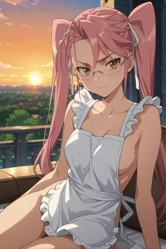 学園黙示録 HIGHSCHOOL OF THE DEADの高城沙耶がエッチなコスを着るエロ画像253枚目