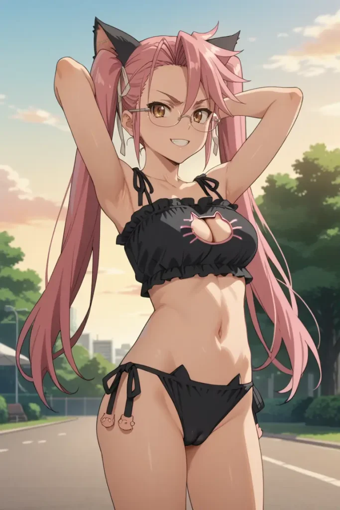 学園黙示録 HIGHSCHOOL OF THE DEADの高城沙耶がエッチなコスを着るエロ画像262枚目