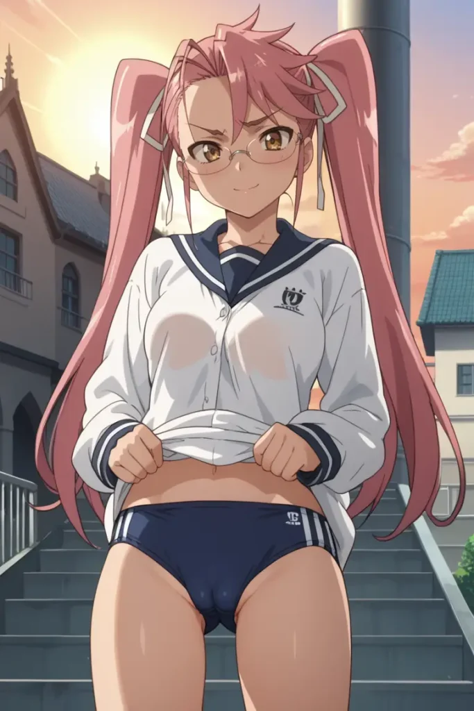 学園黙示録 HIGHSCHOOL OF THE DEADの高城沙耶がエッチなコスを着るエロ画像275枚目