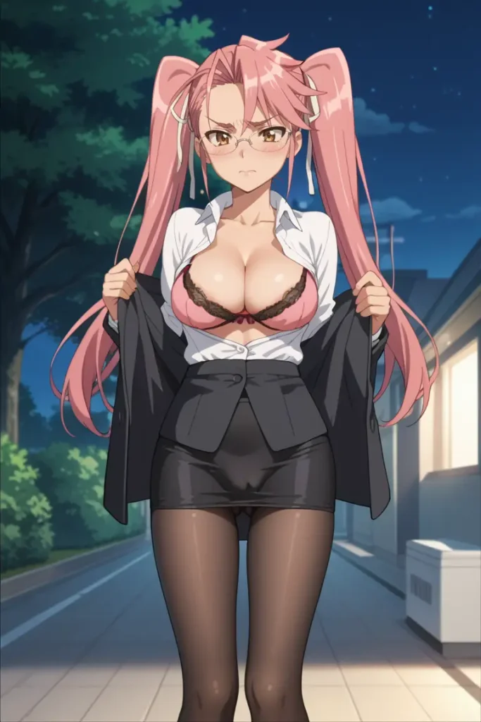 学園黙示録 HIGHSCHOOL OF THE DEADの高城沙耶がエッチなコスを着るエロ画像278枚目