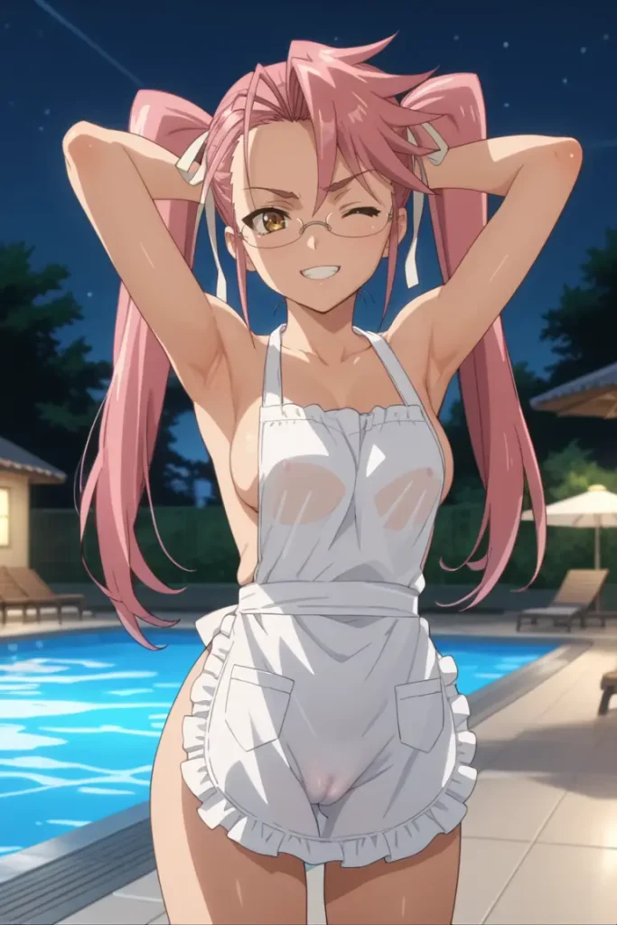 学園黙示録 HIGHSCHOOL OF THE DEADの高城沙耶がエッチなコスを着るエロ画像284枚目