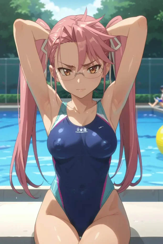 学園黙示録 HIGHSCHOOL OF THE DEADの高城沙耶がエッチなコスを着るエロ画像291枚目