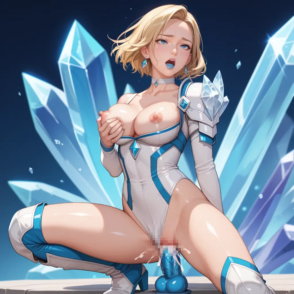 MARVELのエマ・フロストがオナニーするエロ画像30枚目