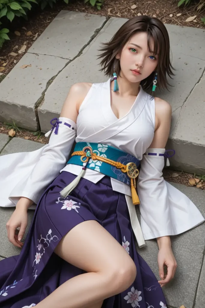 ファイナルファンタジーのユーナのエッチなグラビアエロ画像30枚目