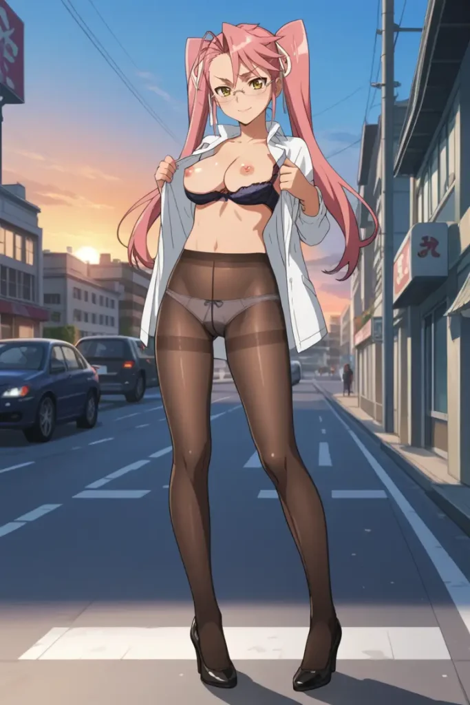学園黙示録 HIGHSCHOOL OF THE DEADの高城沙耶がエッチなコスを着るエロ画像311枚目