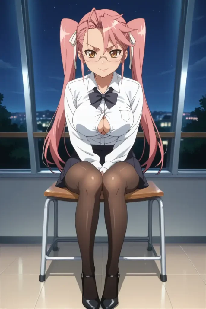 学園黙示録 HIGHSCHOOL OF THE DEADの高城沙耶がエッチなコスを着るエロ画像327枚目