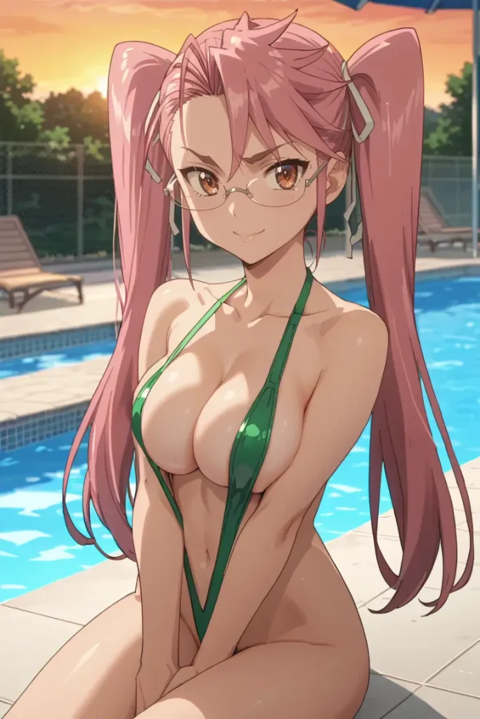 学園黙示録 HIGHSCHOOL OF THE DEADの高城沙耶がエッチなコスを着るエロ画像331枚目