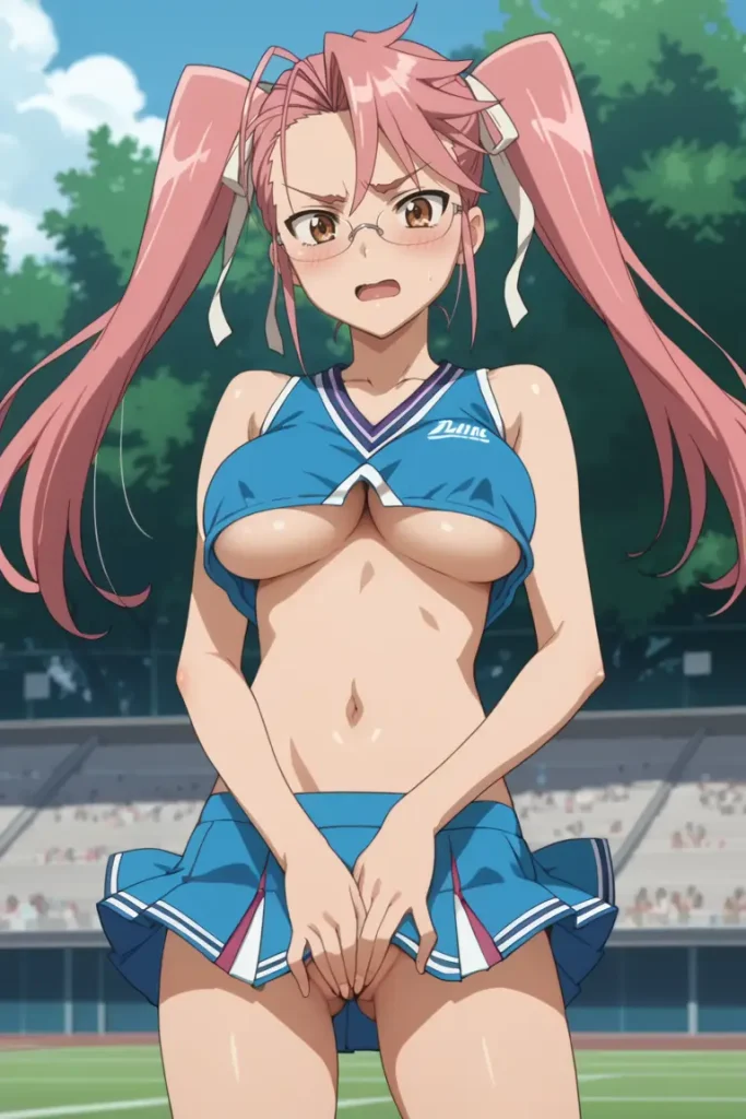 学園黙示録 HIGHSCHOOL OF THE DEADの高城沙耶がエッチなコスを着るエロ画像340枚目