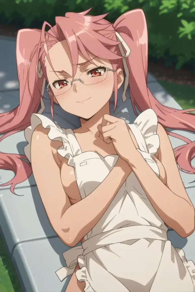 学園黙示録 HIGHSCHOOL OF THE DEADの高城沙耶がエッチなコスを着るエロ画像343枚目