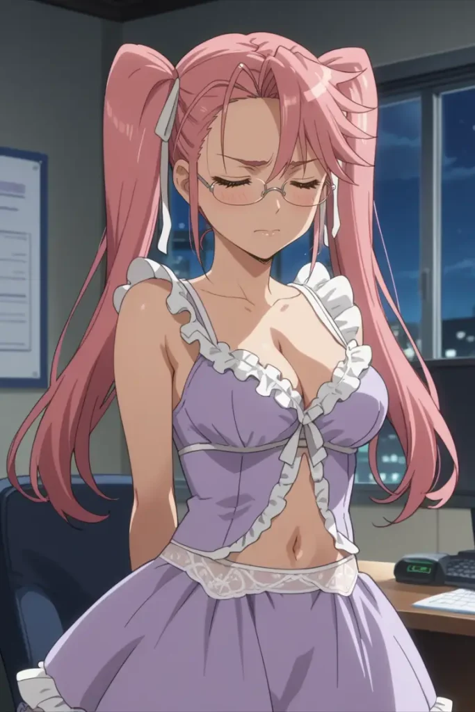 学園黙示録 HIGHSCHOOL OF THE DEADの高城沙耶がエッチなコスを着るエロ画像344枚目