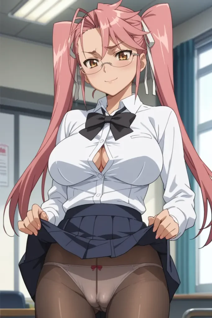 学園黙示録 HIGHSCHOOL OF THE DEADの高城沙耶がエッチなコスを着るエロ画像347枚目