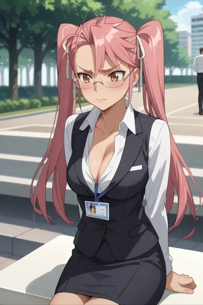 学園黙示録 HIGHSCHOOL OF THE DEADの高城沙耶がエッチなコスを着るエロ画像374枚目