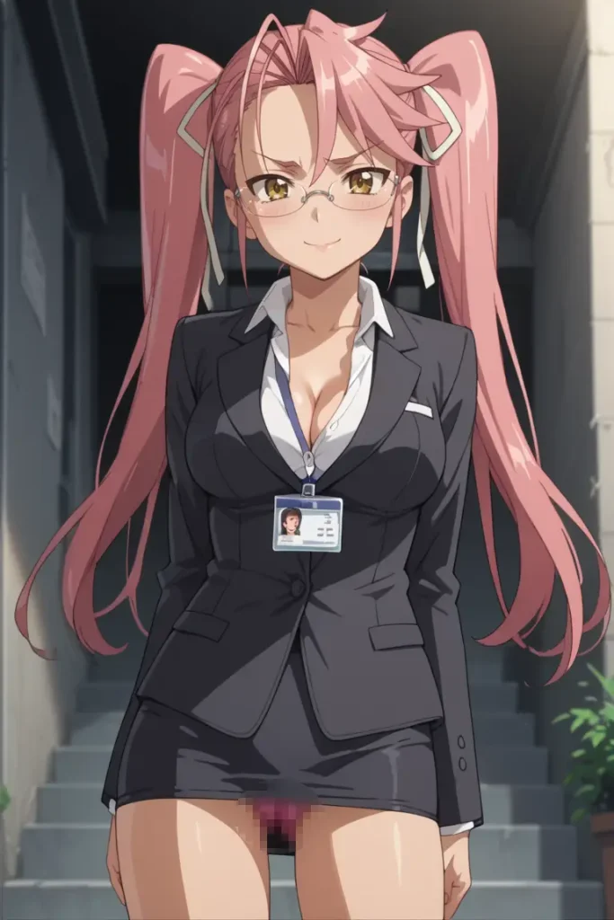 学園黙示録 HIGHSCHOOL OF THE DEADの高城沙耶がエッチなコスを着るエロ画像378枚目