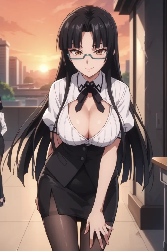 ハイスクールD×Dの真羅椿姫がエッチなコスチュームを着るエロ画像37枚目