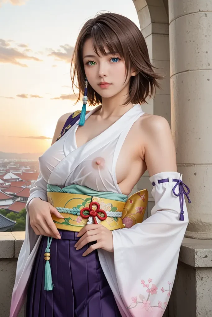 ファイナルファンタジーのユーナのエッチなグラビアエロ画像37枚目