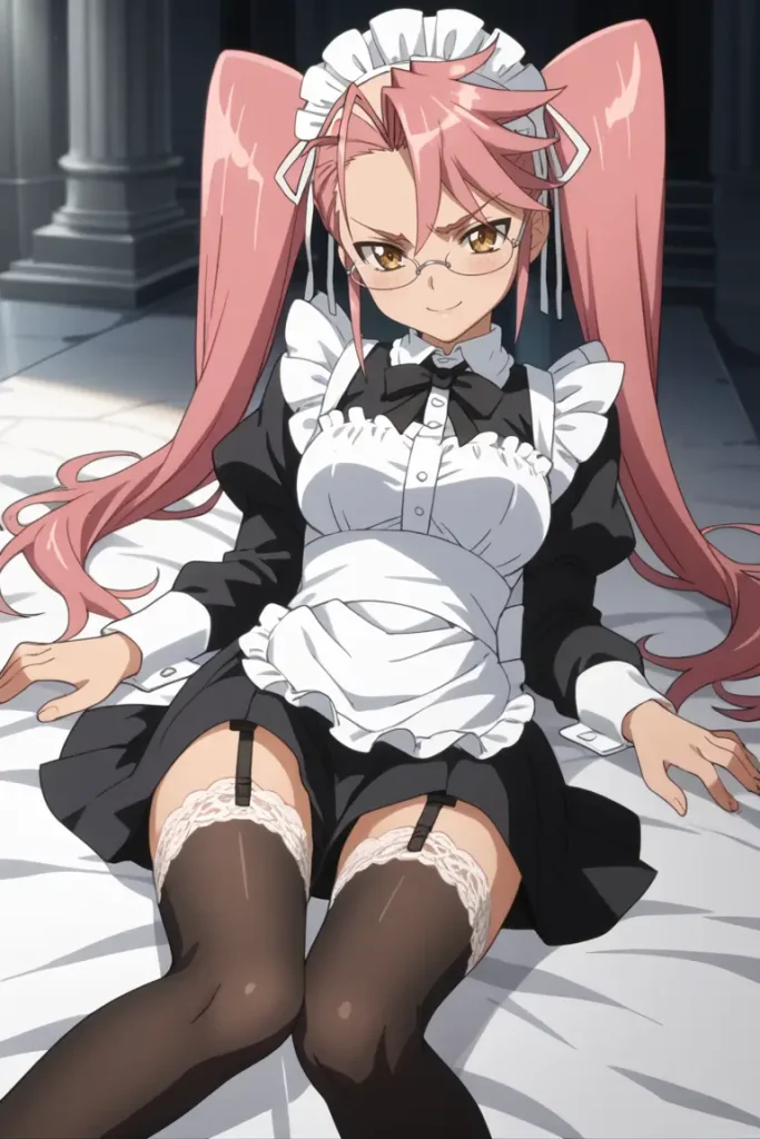 学園黙示録 HIGHSCHOOL OF THE DEADの高城沙耶がエッチなコスを着るエロ画像38枚目
