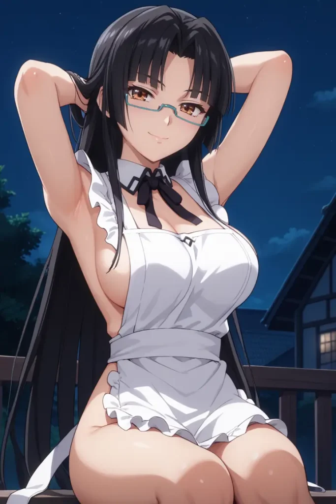 ハイスクールD×Dの真羅椿姫がエッチなコスチュームを着るエロ画像42枚目