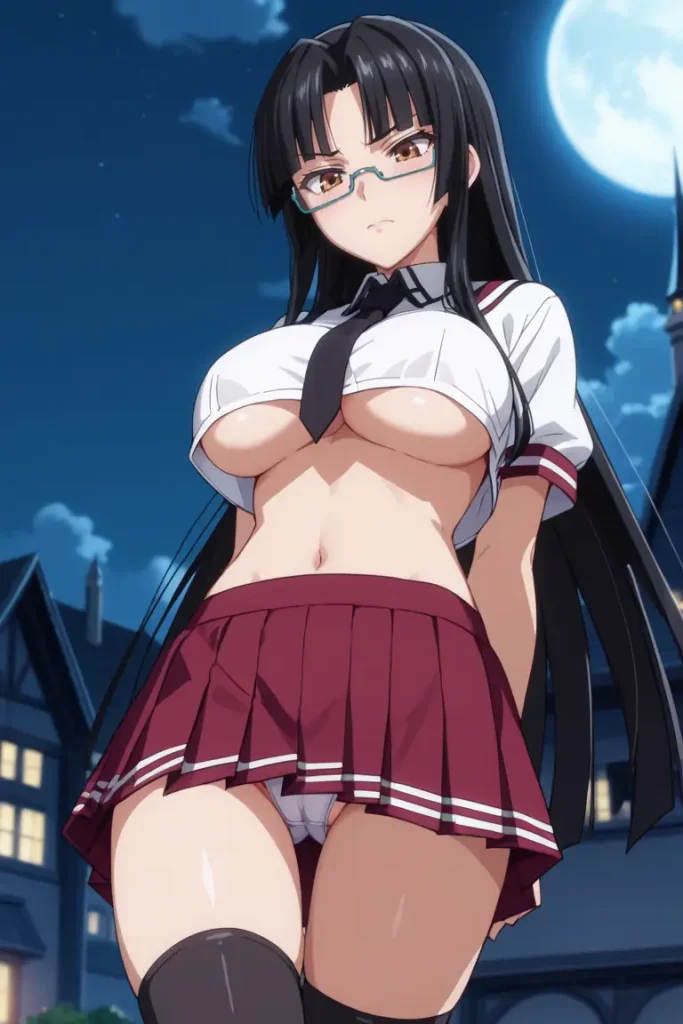 ハイスクールD×Dの真羅椿姫がエッチなコスチュームを着るエロ画像43枚目