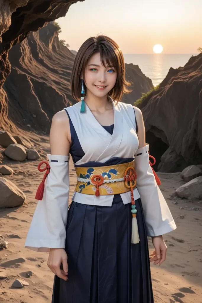 ファイナルファンタジーのユーナのエッチなグラビアエロ画像45枚目