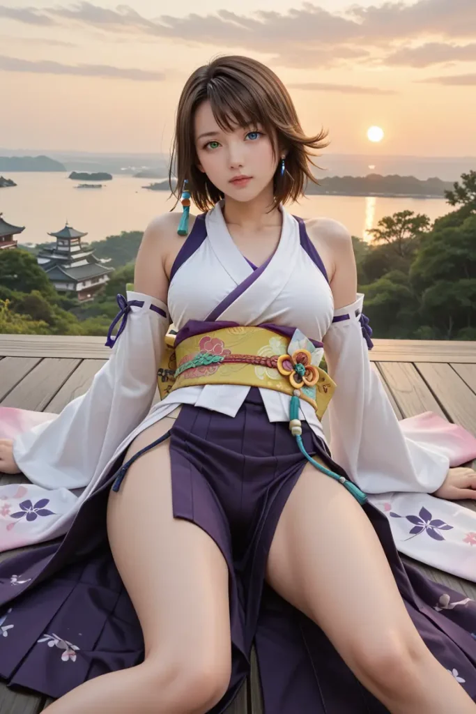 ファイナルファンタジーのユーナのエッチなグラビアエロ画像49枚目